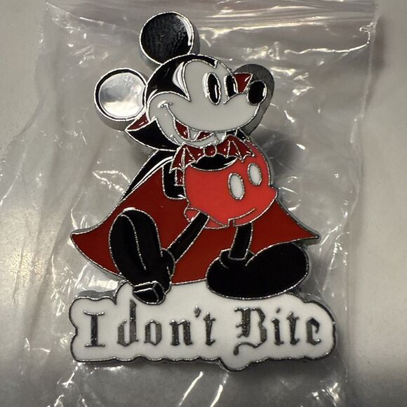 Disney Other - Disney Pin #72104 Mickey Vampire "I Don't Bite" 2009 First Release Halloween